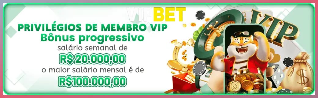 VIPBET bônus — cashback 15 por cento e níveis VIP
